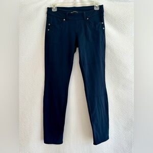 Athleta Bettona Navy Jeggings Womens Small Pull On Stretch Skinny Pants